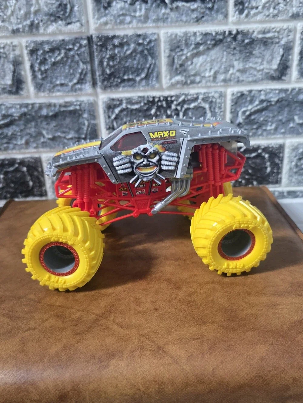 Yellow & Red Monster Truck Toy - Kids Toys